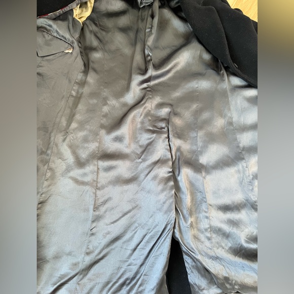 J Crew Coat Women  Black Wool Top Overcoat Mid Length Classic Capsule - Picture 9 of 9